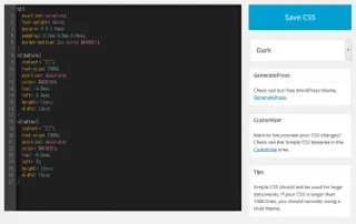 Simple CSS