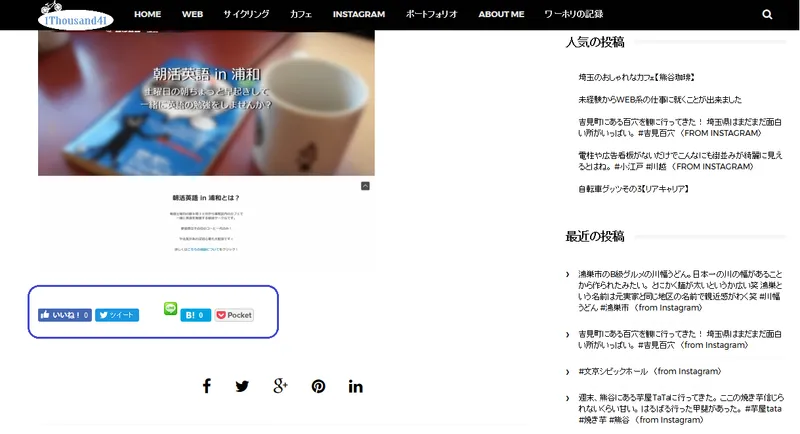 WP social bookmarking light