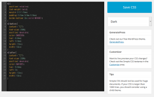 Simple CSS
