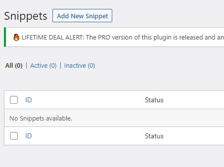 Header Footer Code Manager