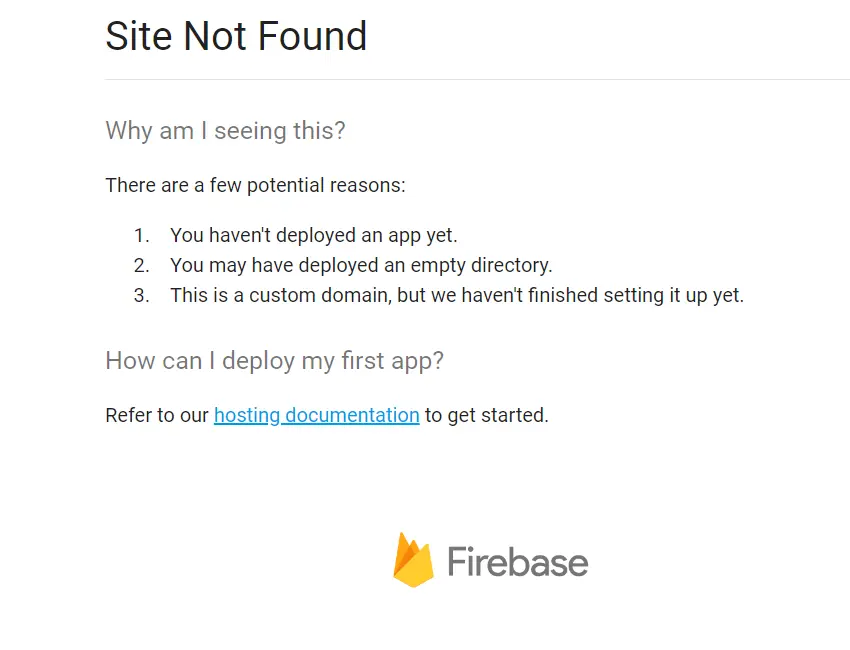 Firebase Hosting設定
