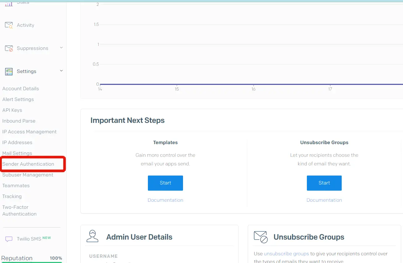 SendGridで独自ドメインの設定