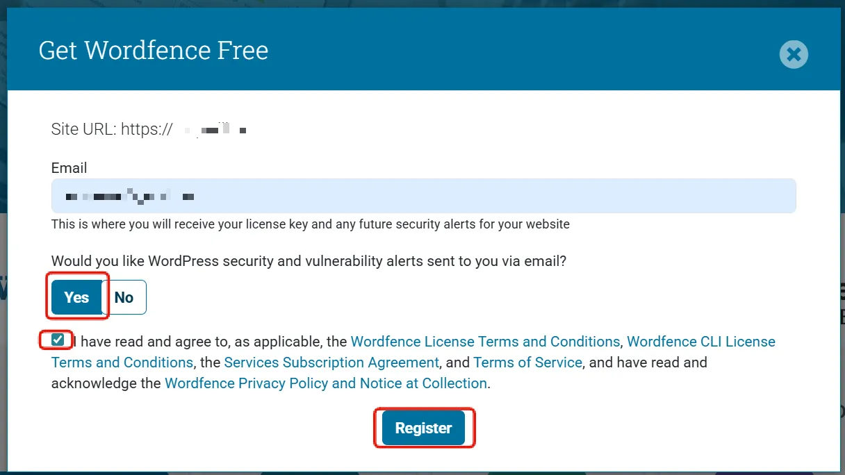 Wordfenceのインストール